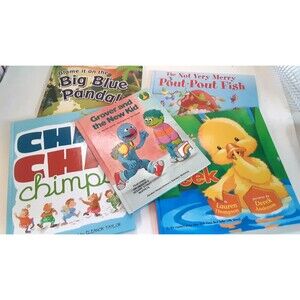 Lot of 5 Children's Story Books New Readers Colorful Illustrations